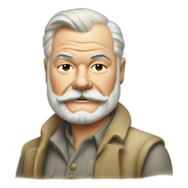 Ernest Hemingway sticker