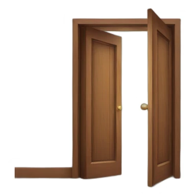 opened door  sticker