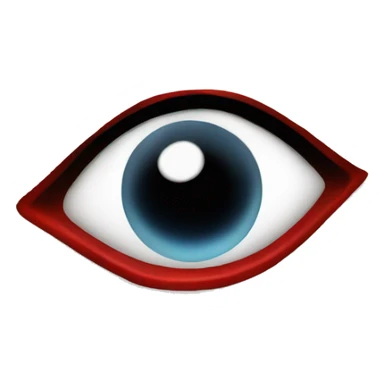 Ojo rojo sticker