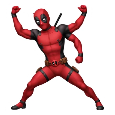 DeadPool from marvel rivals twerking sticker