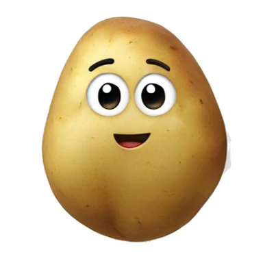 potato doing the splits  sticker