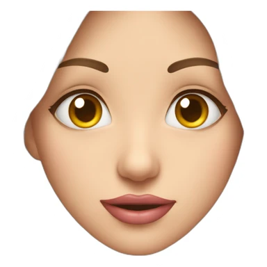 Emoji avec des coeurs dans les yeux sticker