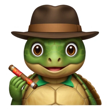 turtle  gangster  sticker