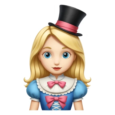 Alice in wonderland sticker