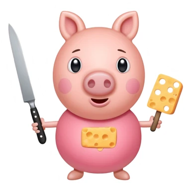 pepa pig de killer die kaas vermoord sticker