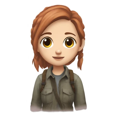 Ellie the last of us Little bit dezoom sticker