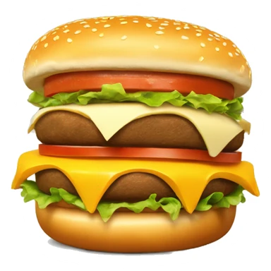  ultra super duper cheese burger (100000000 cheese of on a cheese  burger) sticker