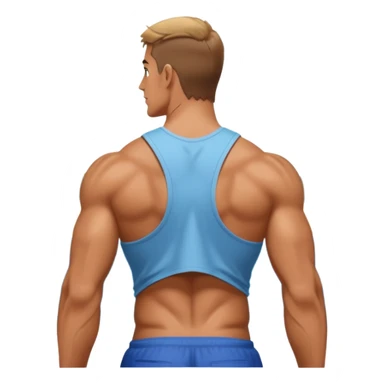 Male back sticker
