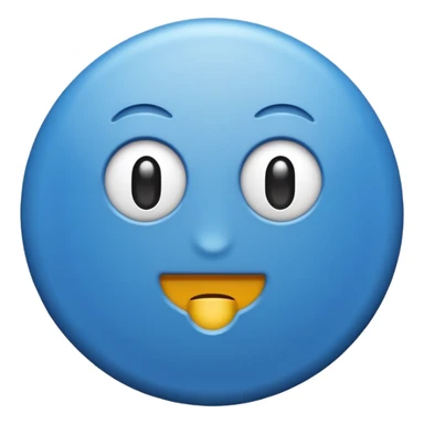 Verificación azul con un chulito blanco  que el emoji sea redondo y sin cara sticker