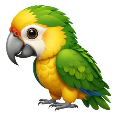 Perroquet qui est de face  sticker