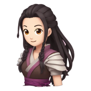 Nezuko kamado Demon Slayer Anime sticker