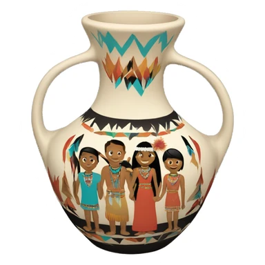 Navajo wedding vase  sticker