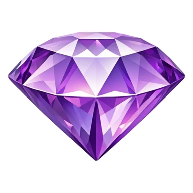 Purple glitter diamond fae  sticker