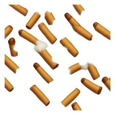 a bag of flour smokes a cigar sticker