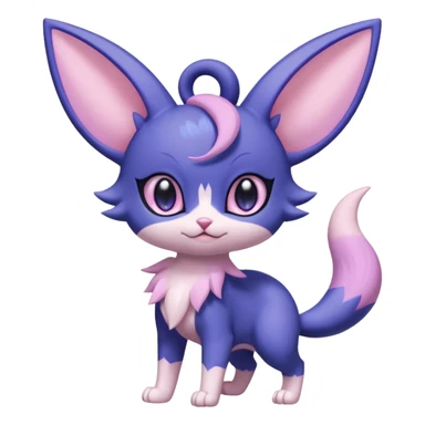  Fey Toony Meowstic-Espeon-Skitty-Delcatty-Sprigatito-Purrloin-fusion-hybrid sticker