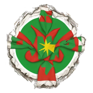 Drapeau nord africain amazigh berbère  sticker