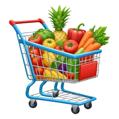 shopping cart full sticker