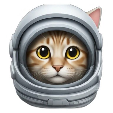 cat space sticker