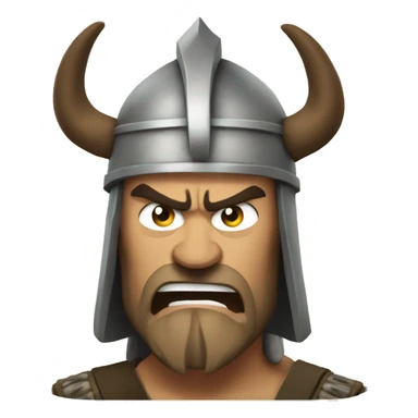 attilla the hun angry sticker