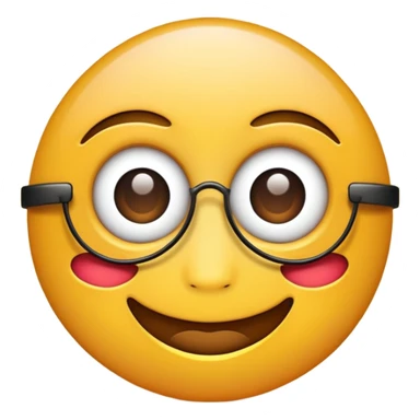 Haz un emoji con q este cansado q tenga ojeras, pero a este feliz así ☺️ pero que se le note  cara de cansancio sticker