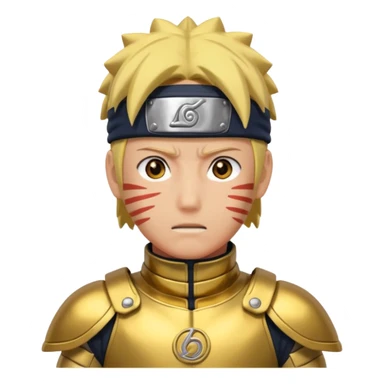 Naruto full GOLD sticker
