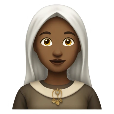 medieval woman rich sticker