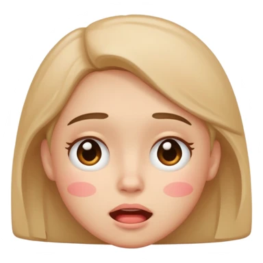 emoji imbarazzata sticker