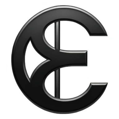 $ dollar black symbol sticker