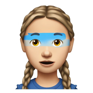 Greta thunberg arrested in a demonstraton sticker