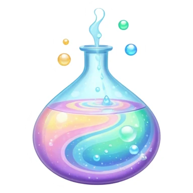 Sparkling pastel potion sticker