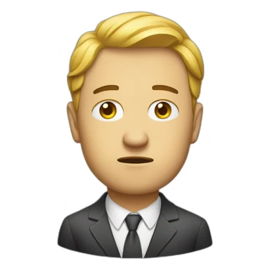 sad investor sticker