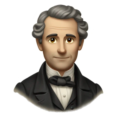 gentleman of the 19th century sticker