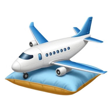 pillow to plane sticker