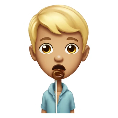 Lollipop cry baby boy sticker