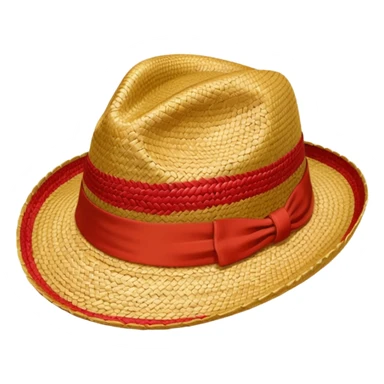 Sombrero de paja de la serie one piece sticker