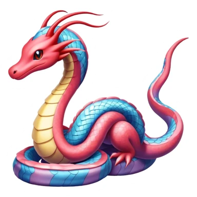 Colorful Seviper-Milotic-Dragonair-hybrid sticker