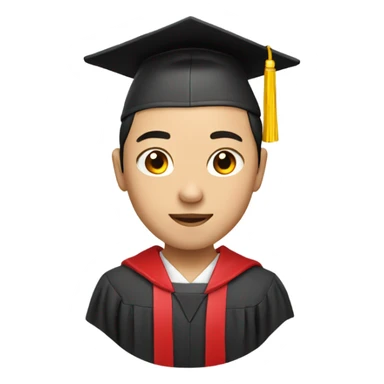 Graduate chinese Student  sticker