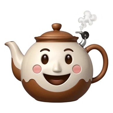 talking teapot sticker