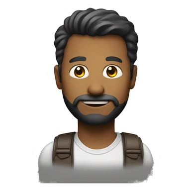 L'homme avec un appareil photo sticker