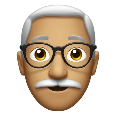 glasses mustache and nose with eyebrows sticker