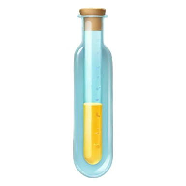 test tube sticker