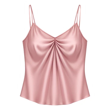 Light pink silk camisole folded neatly sticker