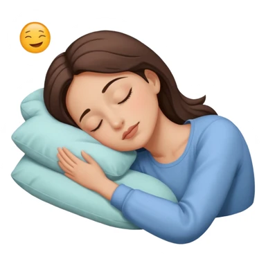 Emotionally deep, intuitive, sometimes escapist — but the best person to cry, create, and dream with. woman sleeping and dreaming  sticker