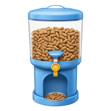 dog food dispenser sticker