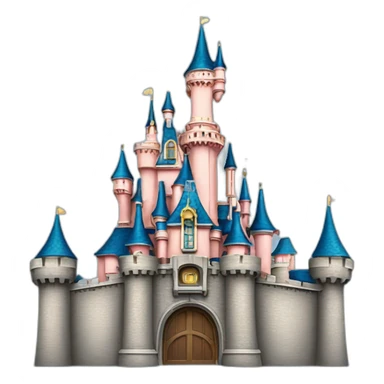 Disneyland paris castle sticker