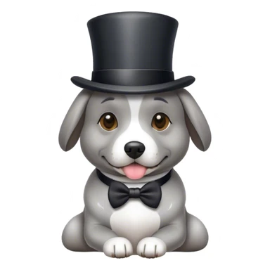 silindir şapkalı köpek balığı sticker