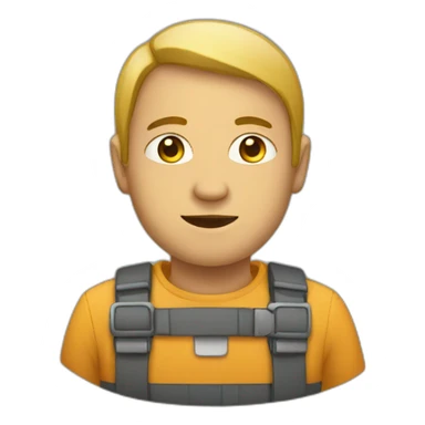 Personne en roue arrière sticker