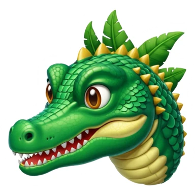 Hazme un avión con cabeza de cocodrilo sticker