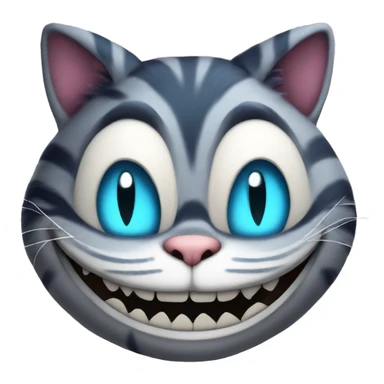 cheshire cat sticker