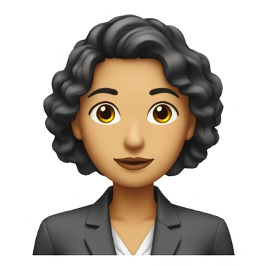 sol mujer enojada en el trabajo sticker